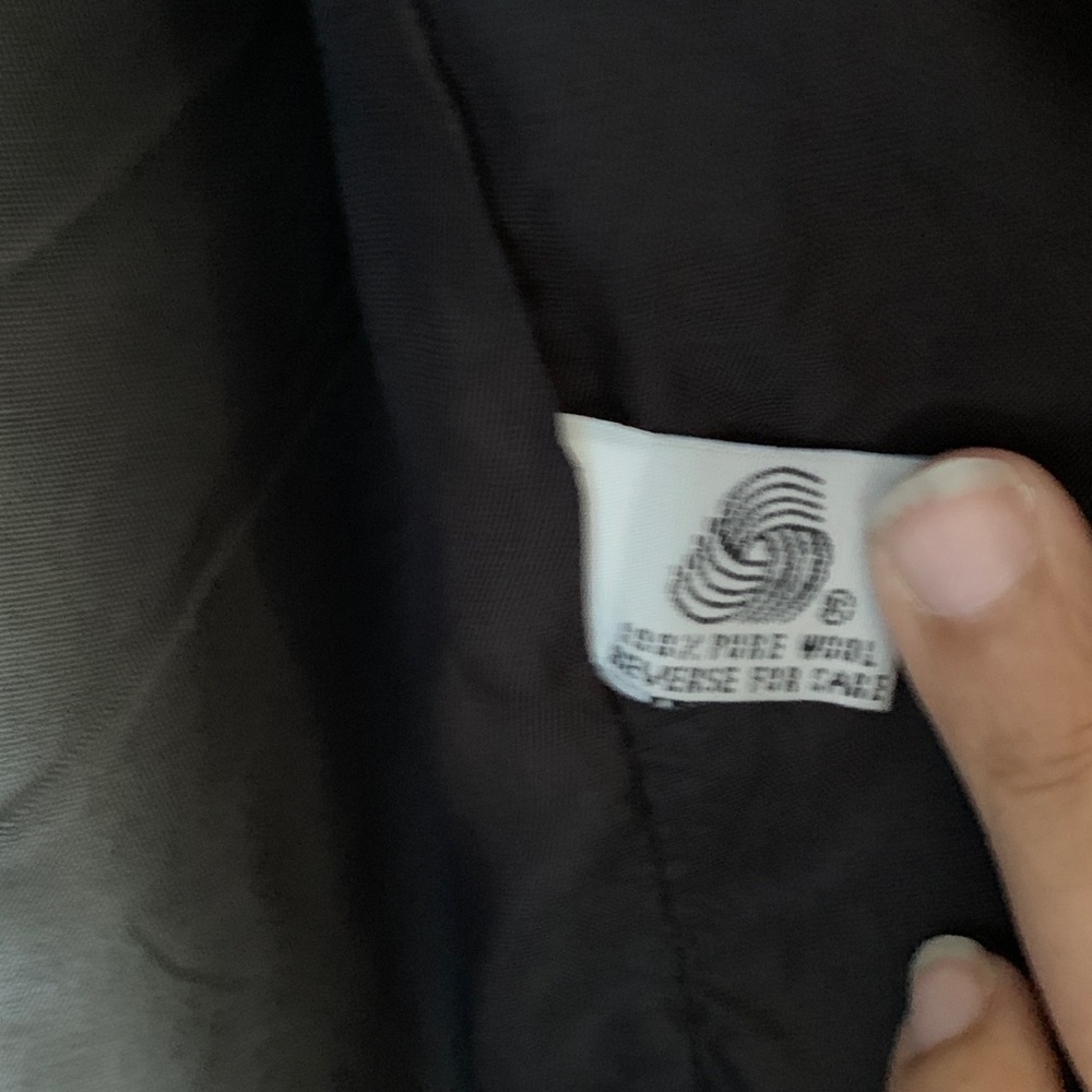 Albert Nipon- Black Peacoat Size 8 - image 6